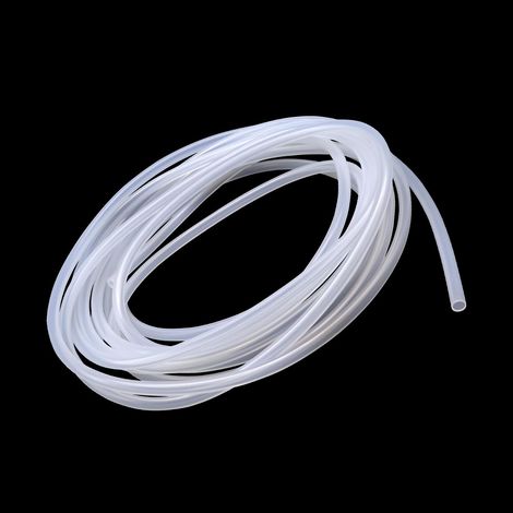 Tuyau en silicone 2 mm ID x 4 mm OD 4 mètres, tuyau flexible en silicone de qualité alimentaire pour eau et air, tube transparent (1/5)