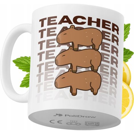 Lustiger Becher für Lehrer – Kaffee- oder Teebecher mit witzigem Textdesign – ideal für Geburtstage, Namenstage, Feiertage und besondere Anlässe. Hochwertiger Becher für Zuhause, Büro und Arbeit. Farb