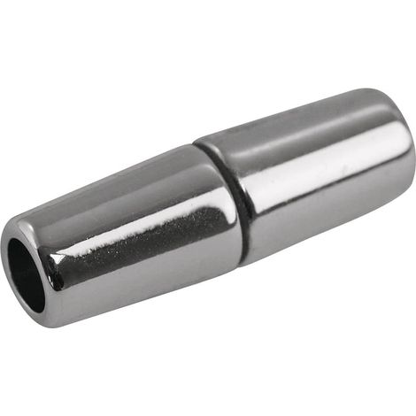 RAYHER - CHIUSURA IN PLASTICA MAGNETICAAD OLIVA 28X9MM - COLORE ARGENTO