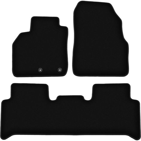 Tappetini BASIC in velluto nero per: Renault Scenic II monovolume (2003-2009)