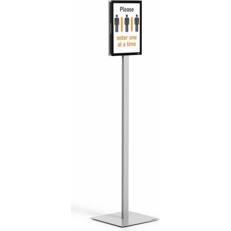 DURABLE Piantana INFO STAND BASIC metallo plastica (1/4)
