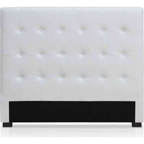 Tête de lit Luxor 140cm Blanc (1/4)