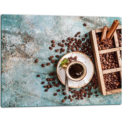 Tabla de cortar de vidrio de 52x40 cm para café (1/5)