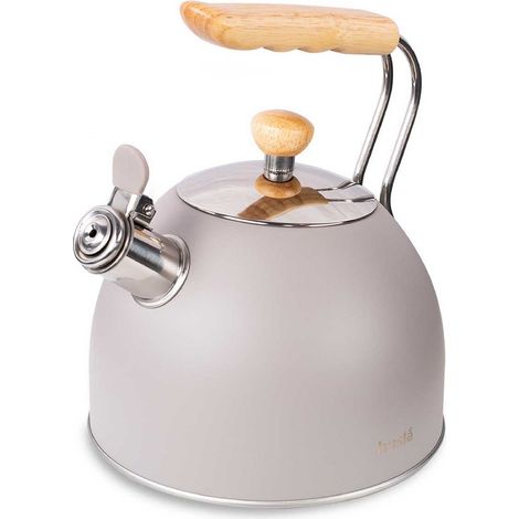 Wasserkocher mit Pfeife 2,5 l, Husla grau 73907 (1/3)