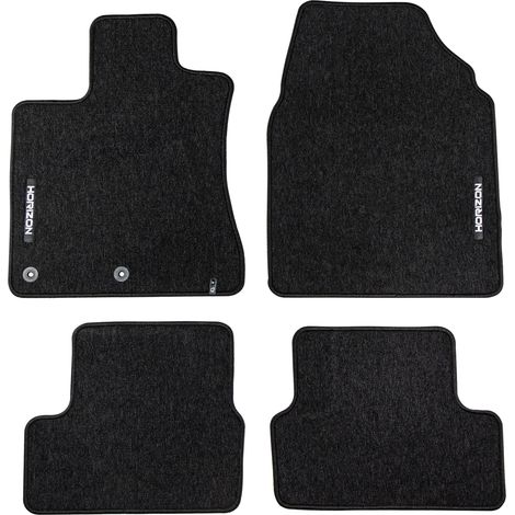 Tapis de Sol de Voiture pour Nissan Qashqai I 2006-2013 Velours Noir 4Pcs (1/5)
