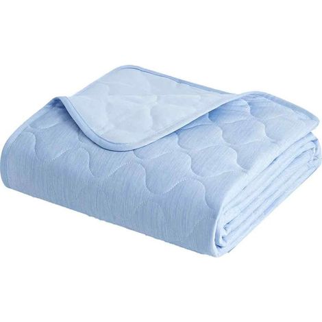 Syligr Couette d'été légère en coton pour lit queen size, douce et respirante, couvre-lit lavable et matelassé (1/5)