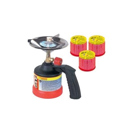 ROTHENBERGER  Industrial  Scout  Estufa  de  camping  incl.  3x  cartucho  C200  330  ml  con  sistema  ILL  -  1500004212