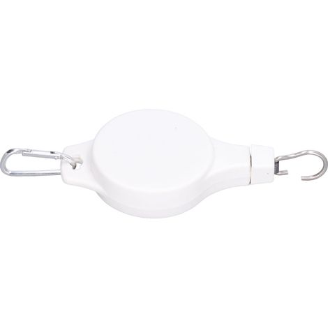 Support de plante rétractable en ABS, nylon et acier inoxydable, panier suspendu réglable pour cages à oiseaux (1/5)