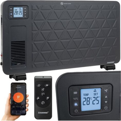 Chauffage électrique moderne avec contrôle WiFi et turbo (1/5)