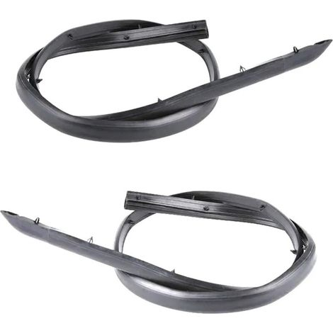 Lot de 2 bandes d'étanchéité pour joints automobiles, adaptées aux joints de porte, cadres de porte, panneaux intérieurs de porte arrière et pièces détachées de porte arrière de Peugeot 307. (1/3)