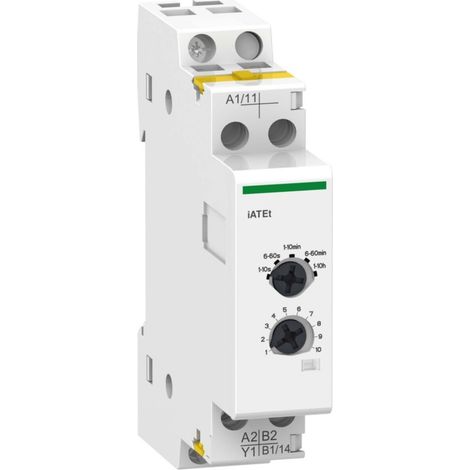 ACTI 9 IATET 24–240 V AC, 0,2 A, IP20, 81 mm Höhe, Zeitschaltuhr