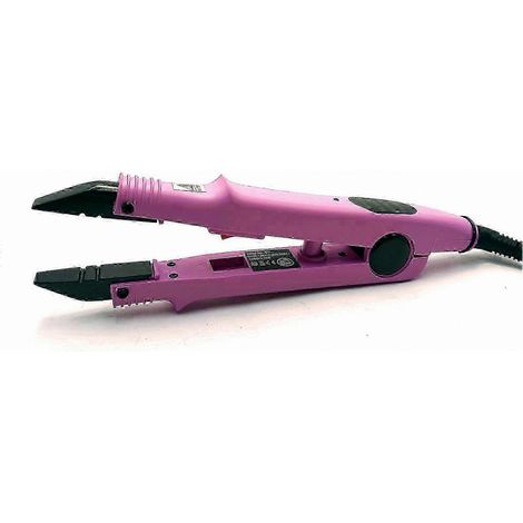 Outil pour extensions de cheveux à la kératine avec technologie de fer à repasser (1/5)
