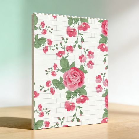 Cadre de la Saint-Valentin en briques de construction pour adultes, idée cadeau d’anniversaire (1/5)