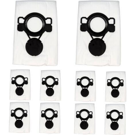 Sac aspirateur pour Makita [Lot 10] Sacs poussière remplacement P-72899 compatible aspirateur Makita VC2000L VC2010L VC2012L VC2511L VC2512L VC3011L VC3012L VC3511L