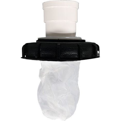 Filtre À Couvercle, 180° Filtre à Eau de Pluie 163 mm Lavable Accessoires De Réservoir en Nylon avec Couvercle De Baril d'argile De Filtre Net pour réservoir d'eau de Pluie IBC DN 150 (1/5)