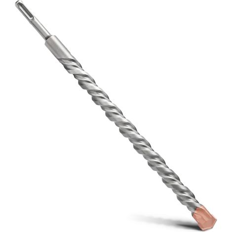 22 forets pour perceuse SDS Plus de 350 mm, avec double vis, pour béton, pierre, pierre naturelle (1/5)