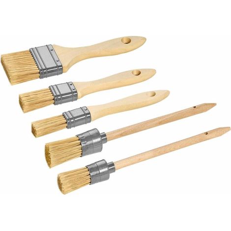C CIRET Pinsel-Set, 5-teilig Kunstborste, Holzsti. FSC (1/2)