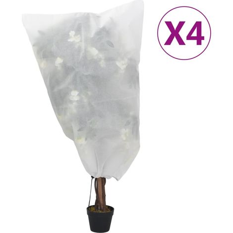 Wintervlies mit Kordelzug 4 Stk. 70 g/m² 0,8x1 m
