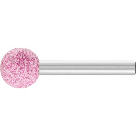 PFERD TOOLS STEEL Schleifstift Kugel Ø 16x16 mm Schaft-Ø 6 mm A60 für Stahl- und Stahlguss 10 Stk (1/4)