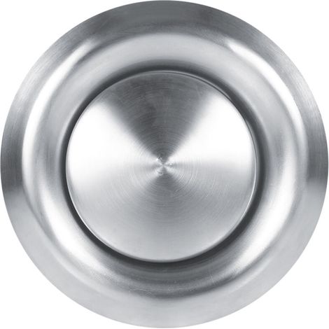 Sortie d’air Adjustable Ronde Murale Argentée Ventilation du plafond réglable en Acier Inoxydable conduit de ventilation ronde(150mm) (1/4)