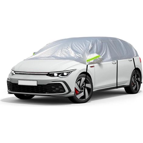Halbgarage Autoabdeckung für Schrägheck bis 440 cm, Eis, Sonne, Staubschutz (1/5)