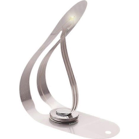 Marque-page lumineux LED créatif, lampe de lecture de nuit flexible et ultra-mince, cadeau (1/5)
