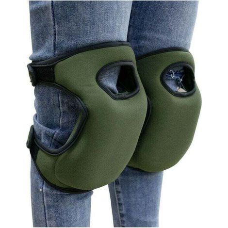 Extrem bequeme Knieschoner aus Neopren für Gartenarbeiten mit dicker, rutschfester Memory-Schaum-Sohle (1/4)