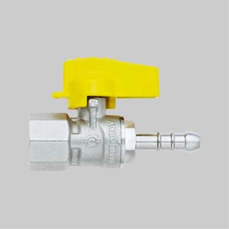 Rubinetto diritto gas femmina portagomma 1/2 x 9 F.I.V.