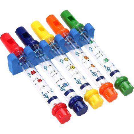 Flûtes à eau pour enfants, jouet de bain en plastique pour enfants (1/5)