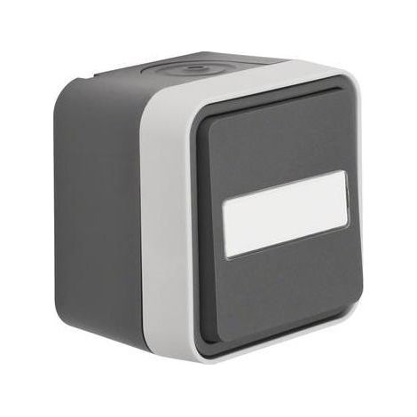 Berker W.1 Druckschalter grau modernes Design IP55 (1/5)