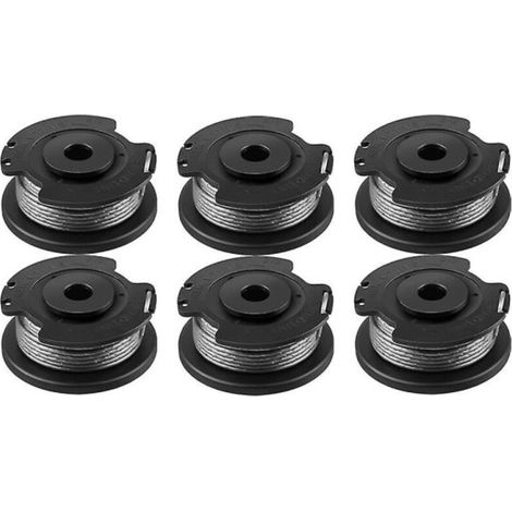 6er-Pack Ersatz-Fadenrollen F016800569 für Akku-Gras-Trimmer Bosch EasyGrassCut 18 V, 23 cm und 26 cm – Kompatibel mit Modellen 18-230, 18-260, 18-26