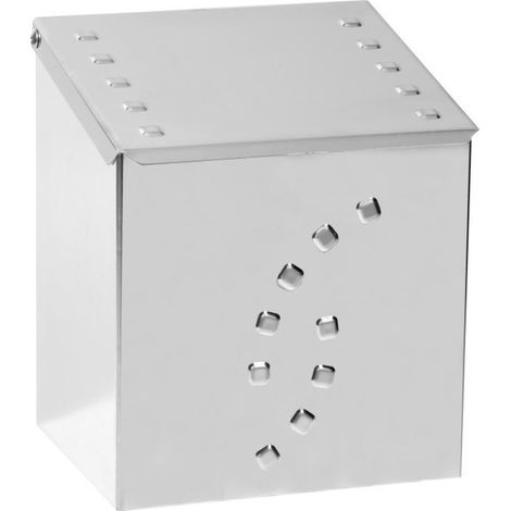 CASSETTA PORTA PANE INOX (L25 P20-23 H25-30 CM)