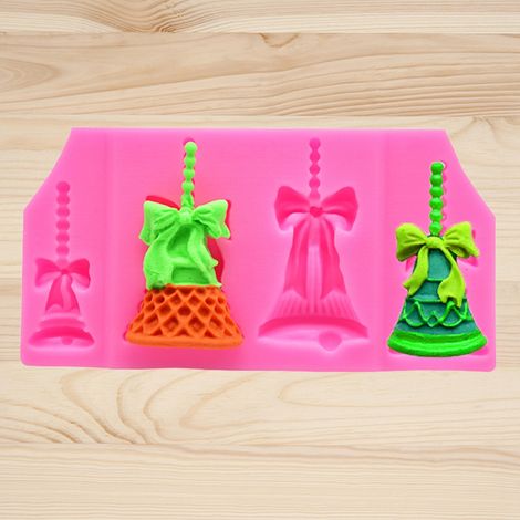 DIY-Weihnachts-Silikonform, mehrfach dekorierte Kuchen-, Fondant- und Schokoladenform (20) (1/5)