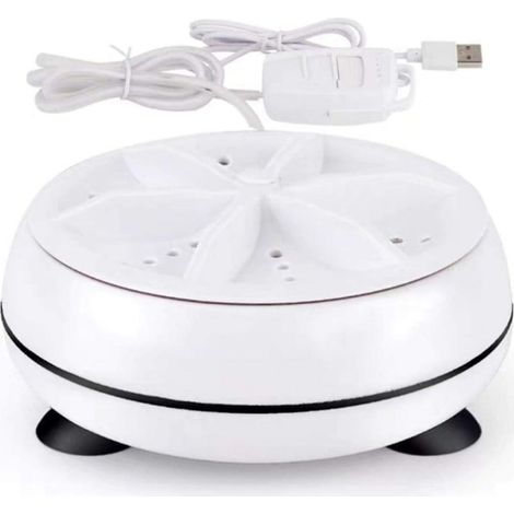 Mini lavadora ultrasónica portátil para eliminar la suciedad - Cable USB - Para viajes, hogar y viajes de negocios (1/4)