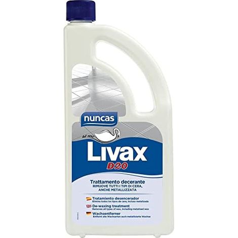 DECERANTE PER TUTTI I PAVIMENTI D20 LIVAX 1LT NUNCAS (1/4)