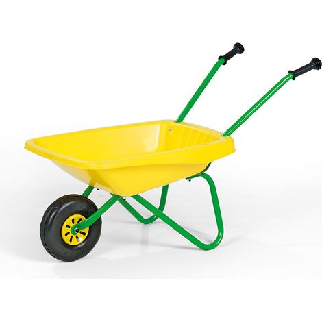 Brouette pour enfants 2-5 ans – Cuve en plastique robuste – Charge jusqu'à 15 kg – Poignées antidérapantes – Cadre en tube métallique – Rolly Toys
