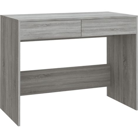 Maison Exclusive - Schreibtisch Grau Sonoma 101x50x76,5 cm Holzwe