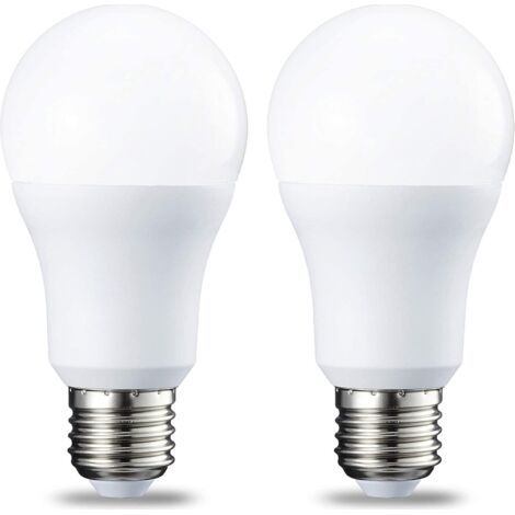 Lot de 2 ampoules E27 5W, 5000K (blanc positif) LED à culot à vis Intensité non variable
