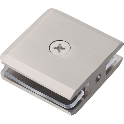 Pince à verre, clip de fixation de porte en laiton, sans cadre, multi (1/4)