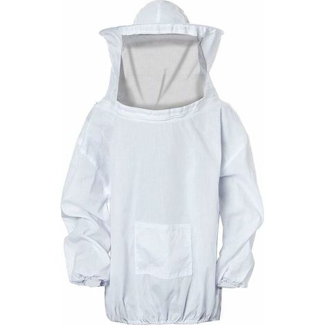 Giacca da apicoltore, Protezione professionale per api, Cappello da apicoltore con veletta removibile, Tuta da apicoltore con cerniera