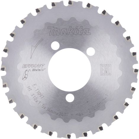 Makita  E-11097 Kreissägeblatt 110 x 34 x 1.5 mm Zähneanzahl: 24 1 St.