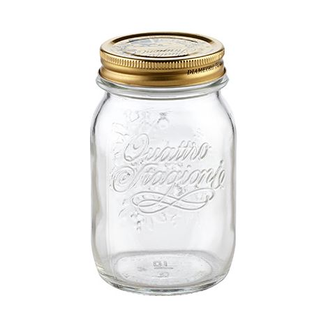 Bormioli BARATTOLO QUATTRO STAGIONI Con capsula Ø cm.  9x13,5 h cl. 50 12.00 pz
