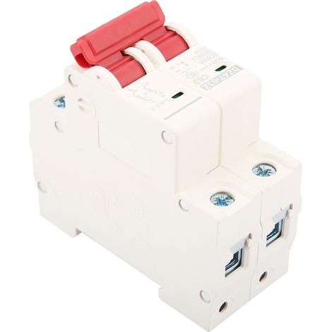 Disjoncteur miniature 2P CC 500 V 63 A, disjoncteur de sécurité MCB DZ47-63Z-2P