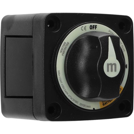 Sélecteur de batterie 300A commutateur sectionneur dérivation 3 positions robuste pour camping-car bateau (1/5)