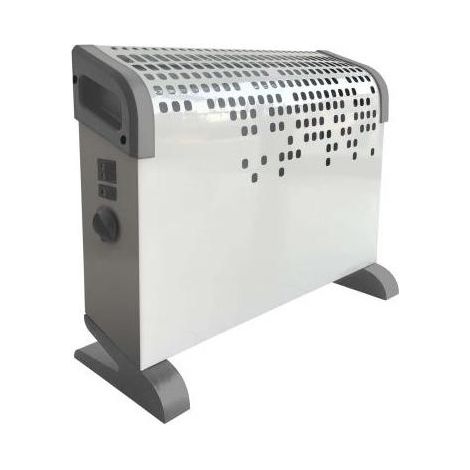 Radiador eléctrico poly pool 2000 W blanco 510 mm