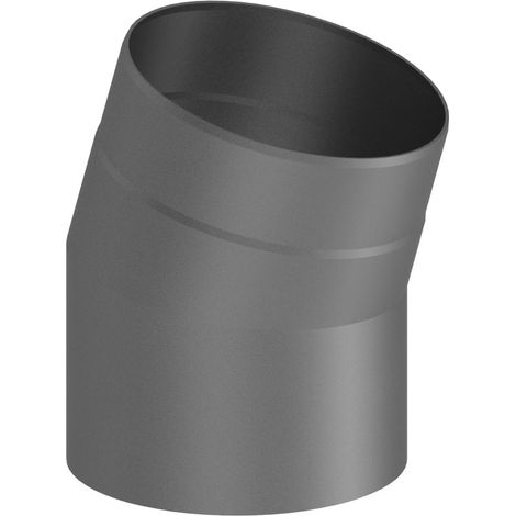 Coude 30° tuyau de poêle Diam 120 mm fonte grise