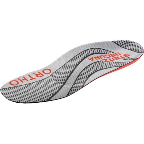 Steitz SECURA Einlegesohlen grau/rot Ortho-Soft ESD HIGH, EU-Schuhgröße: 45 (1/2)