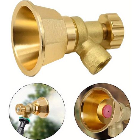 1 buse d'irrigation haute pression réglable - Convient pour un arrosage et une pulvérisation efficaces, buse de tuyau d'arrosage (1/5)