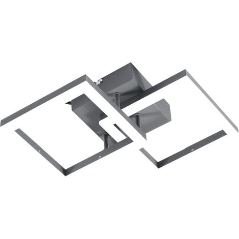 Plafonnier LED moderne BARD 21W anthracite 3394-28-282 Fabas Luce