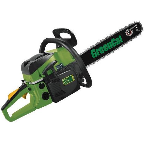 motosierra de 50 cm – motor de 52 cc – potencia de 2,2 kW – para uso profesional – Greencat Motorbrrio GC50